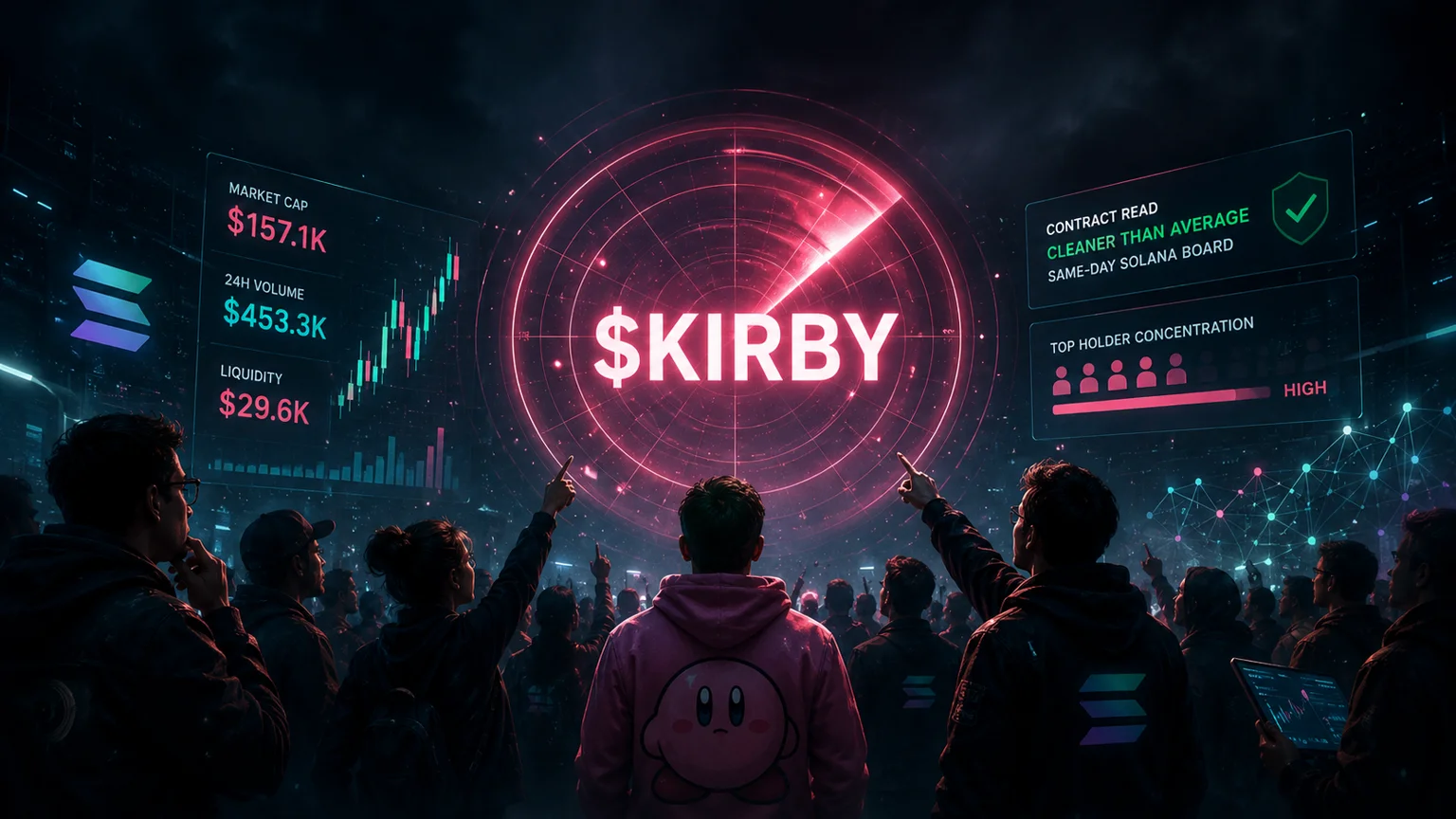 $KIRBY Has the Kind of Clean Solana Runner Tape Traders Keep Hunting, but the Holder Map Still Has Work to Do