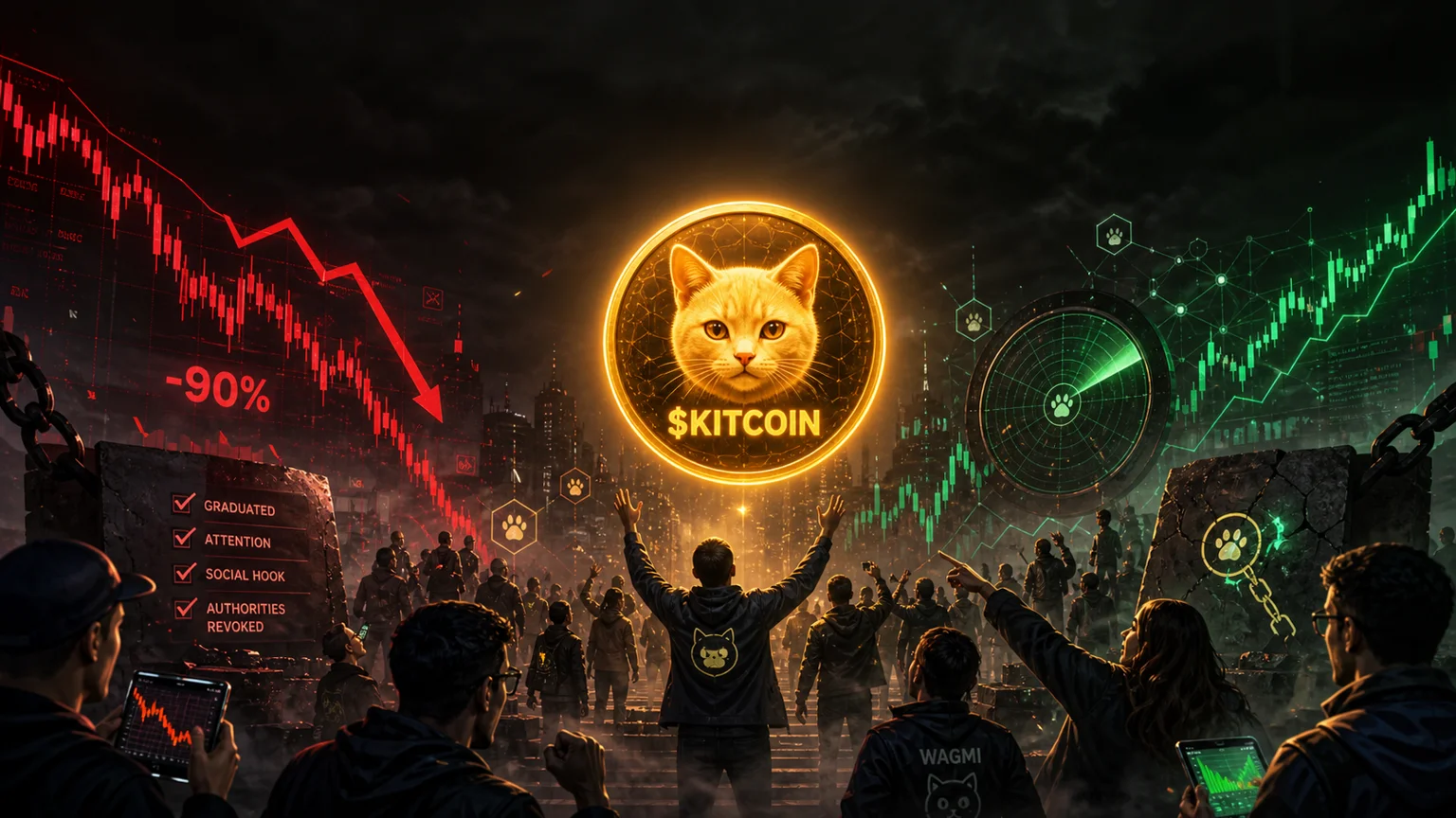 $Kitcoin Got The Pile-In, Then The Reset Came Fast