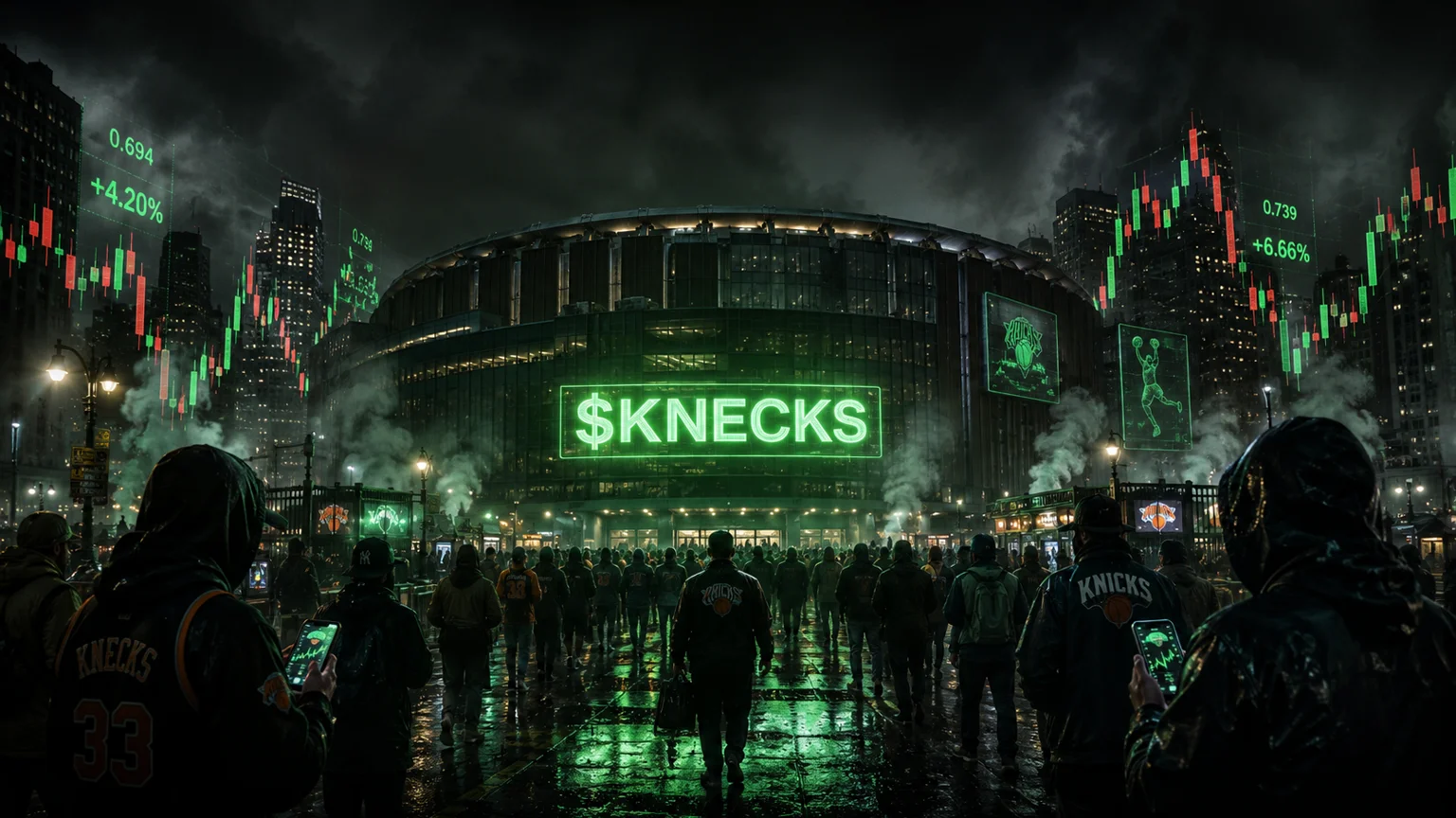 $KNECKS Turned a New York Sports Joke Into a Real Solana Bid, and the Tape Still Looks Surprisingly Orderly