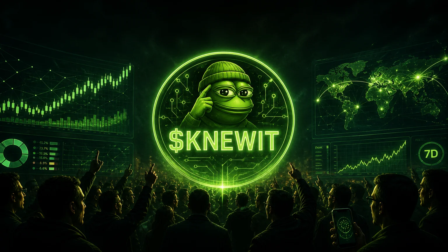 $KNEWIT Turns Brainrot Prediction Culture Into a $897K Volume Test