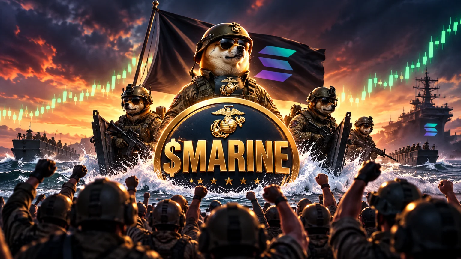 $MARINE Turns Chainlink Nostalgia Into a Fast Solana Liquidity Test