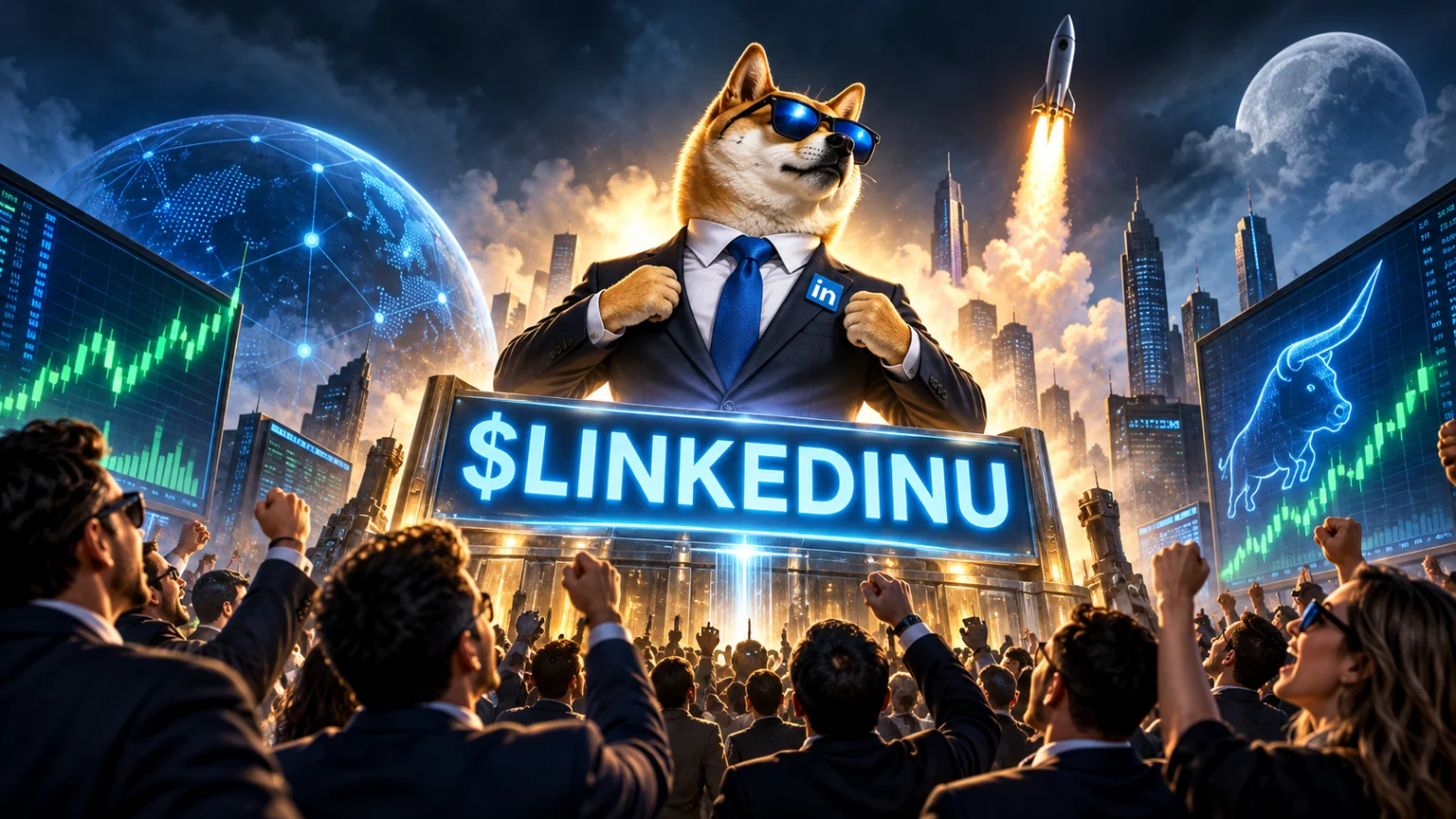 $LINKEDINU Turns LinkedIn Brainrot Into a $3.5M Solana Rotation