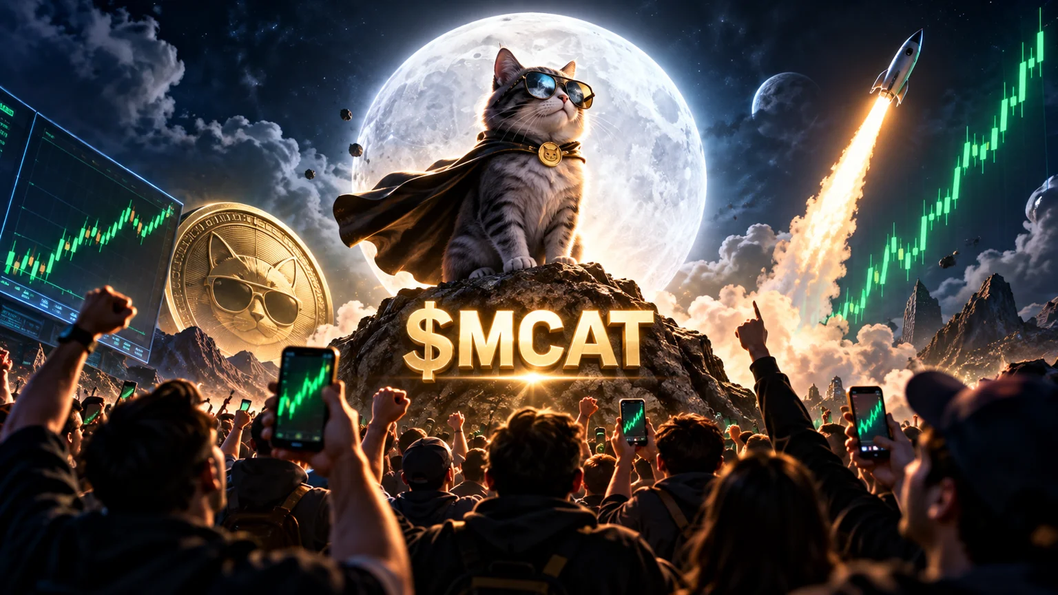 $MCAT Hits Jupiter Runners as Mooncat Turns Volume Into the Main Character