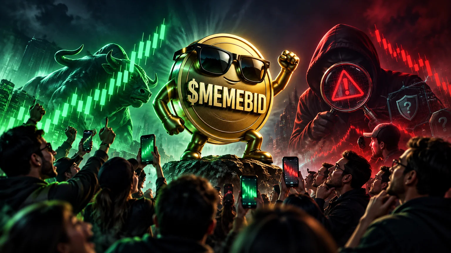 $MEMEBID Turns a Fresh Solana Launch Into an Organic Volume Anomaly