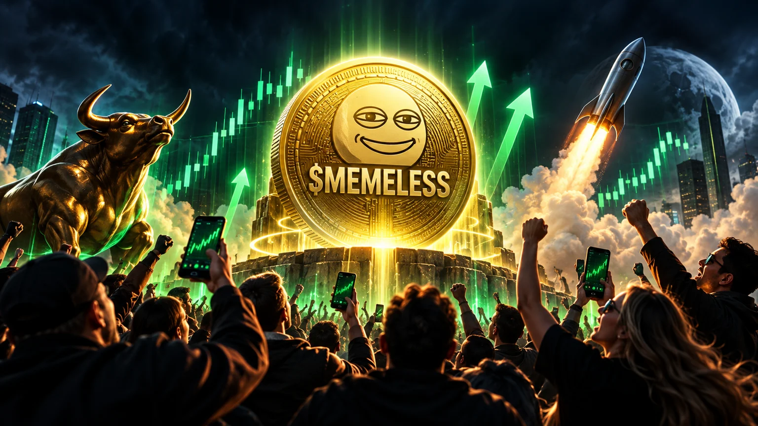 $MEMELESS Turns Anti-Meme Fatigue Into a First-Hour Solana Bid