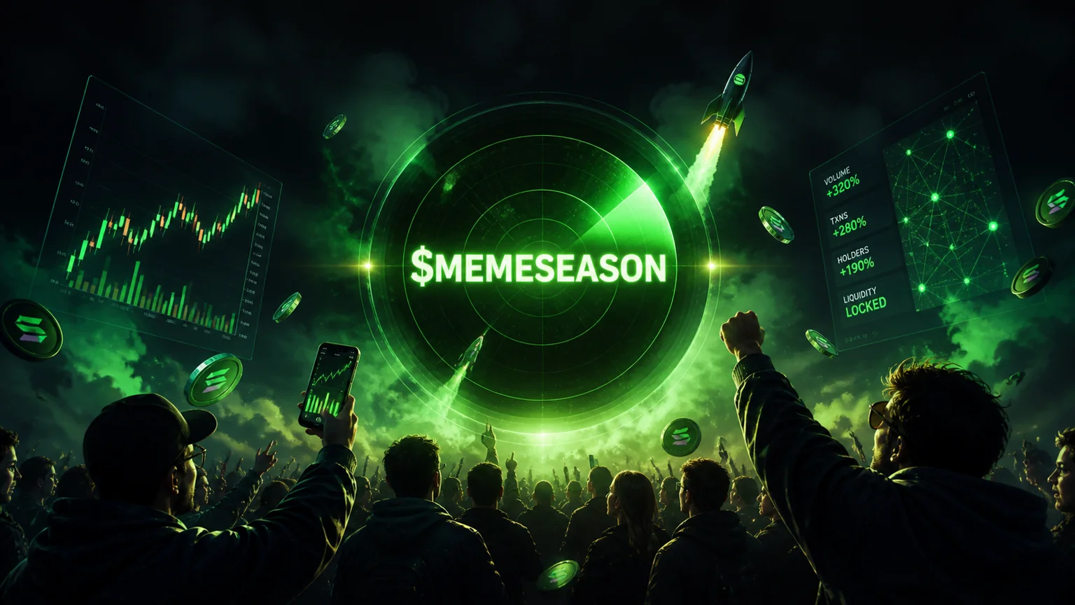 $MEMESEASON Reaccelerates 220% as Solana Traders Bid the Meta Itself