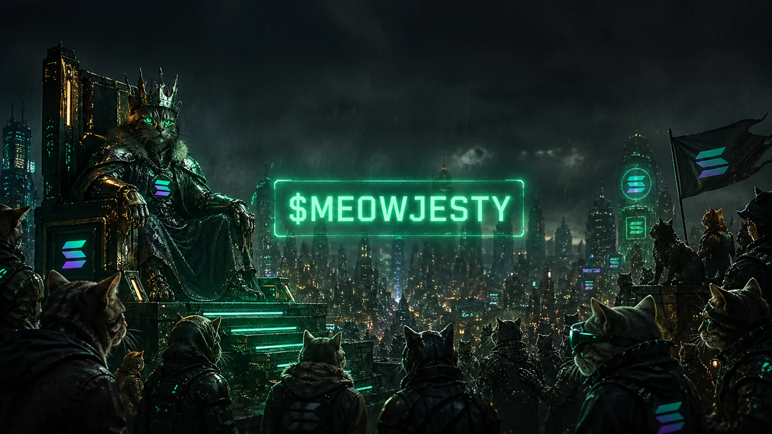 MEOWJESTY Just Did $840K in Volume, and Solana Has a New Cat King Trying to Rule the Board