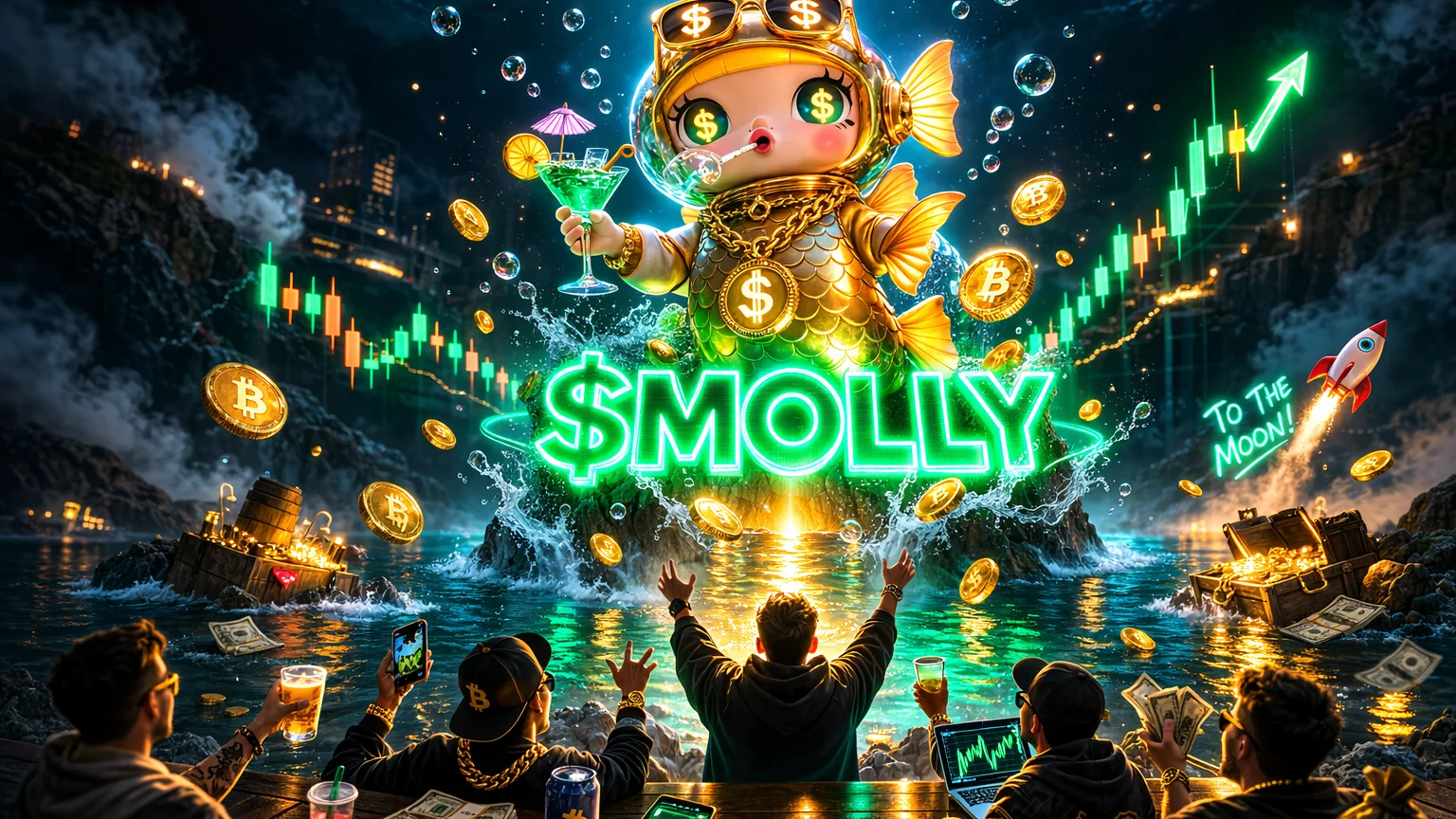A Pop Mart Doll Just Spawned a 5,600% Solana Meme Coin — And the Fish Refuses to Die