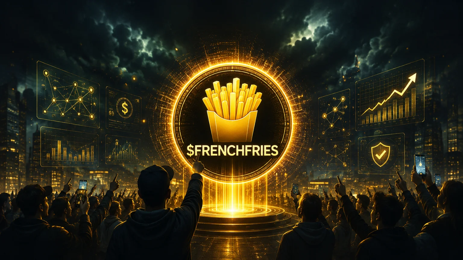 $FRENCHFRIES Turns Fast-Food Parody Into A Clean First-Day Solana Bid