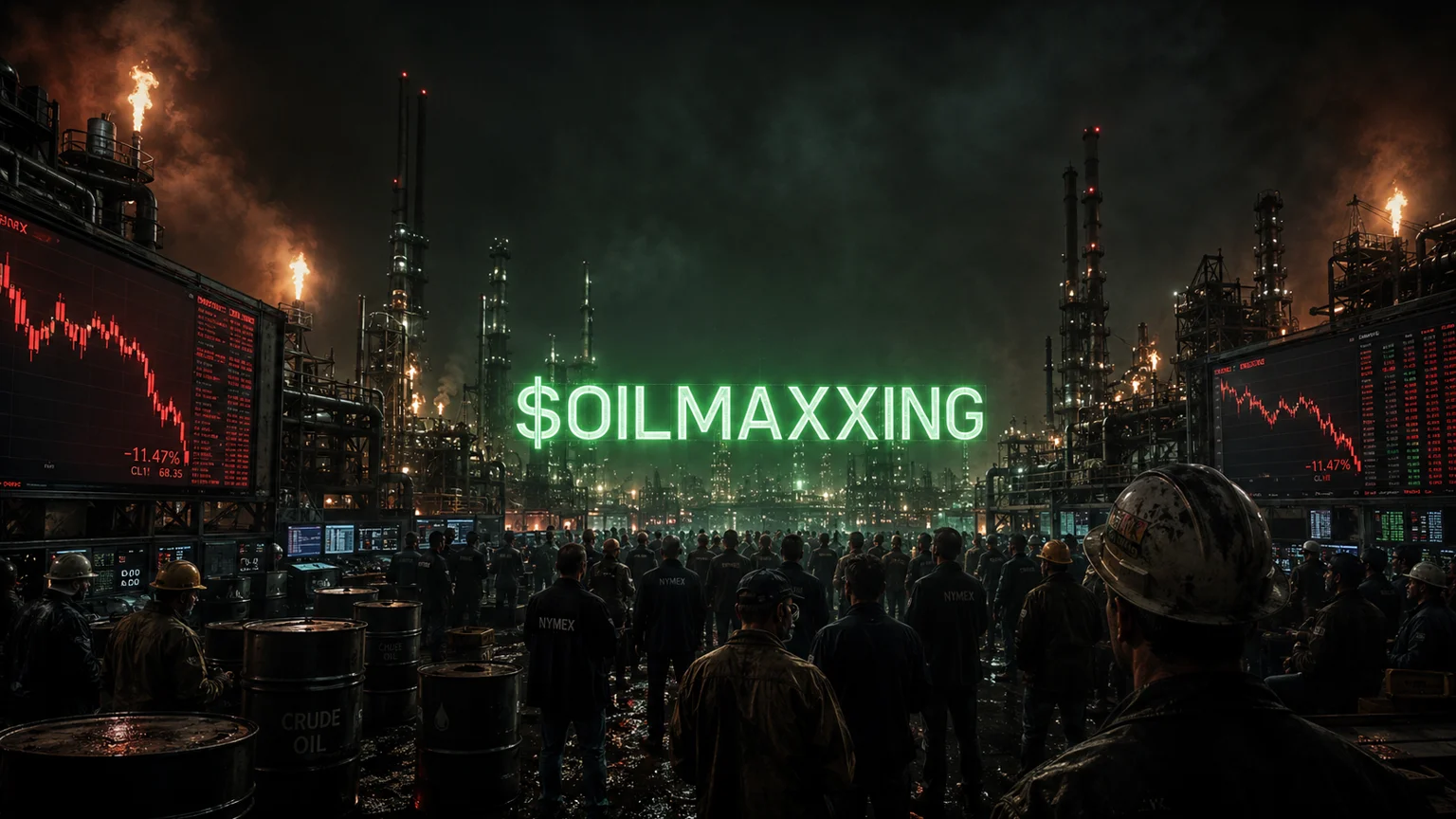 $OILMAXXING Turned Oil-War Headlines Into a Solana Trade, but the First Cooldown Was Brutal