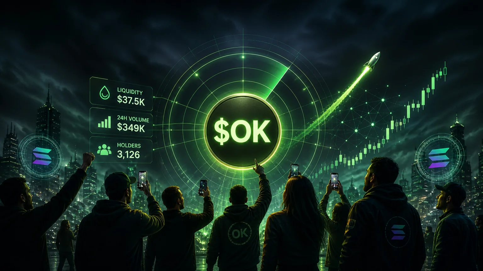 $OK Gets a Second Look as an 11-Day Pump.fun Survivor Reprices on $349K Volume