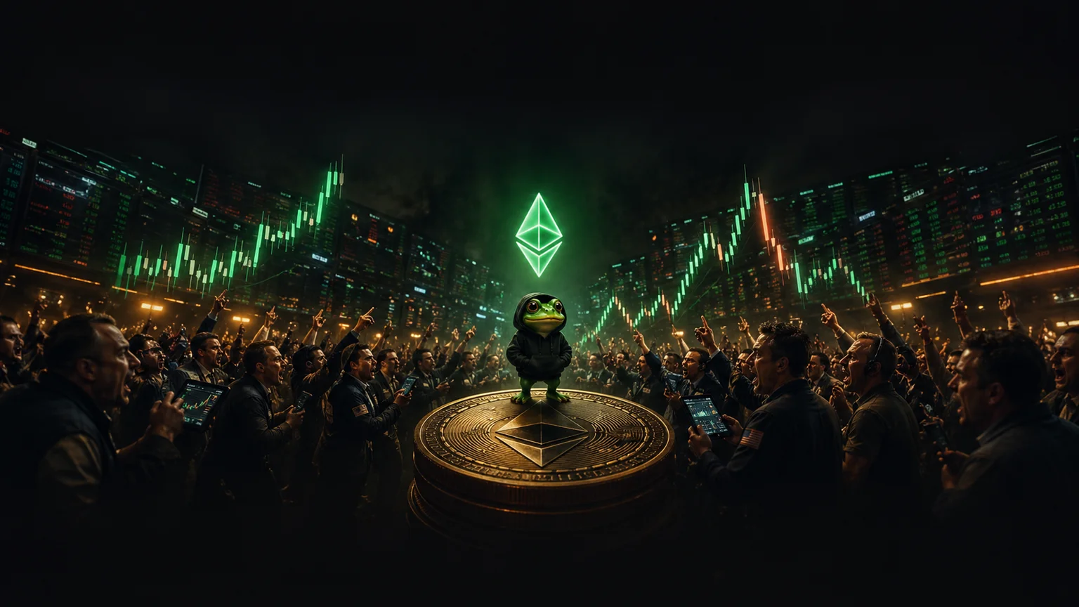 p Just Did $1.7M in Volume on Ethereum, and the Smallest Pepe Trade Is Already Turning Violent