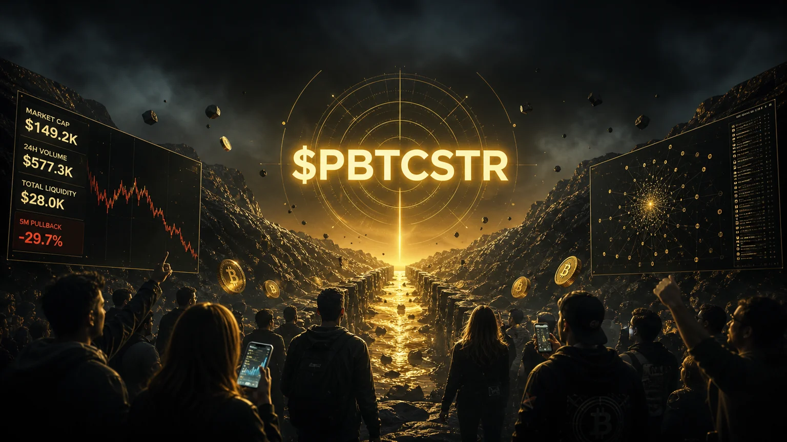 $PBTCSTR Built a Surprisingly Clean First-Hour Holder Map on Solana, but the Exit Door Is Still Tiny