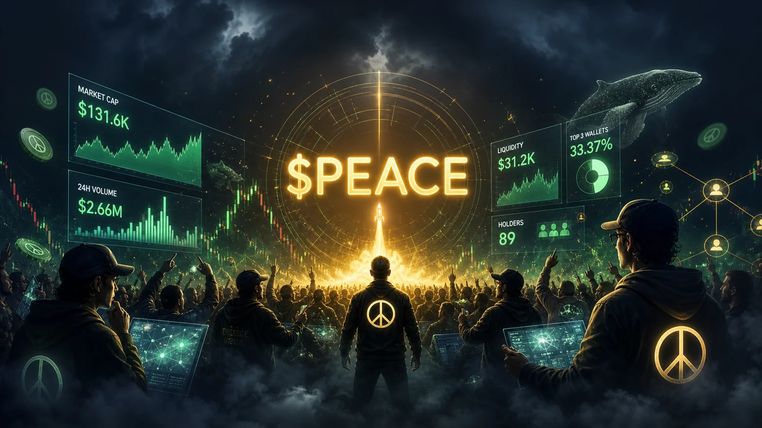 $PEACE Turned a Limfork Buy Into a Fast Solana Sprint, but the Holder Map Is Already Getting Crowded