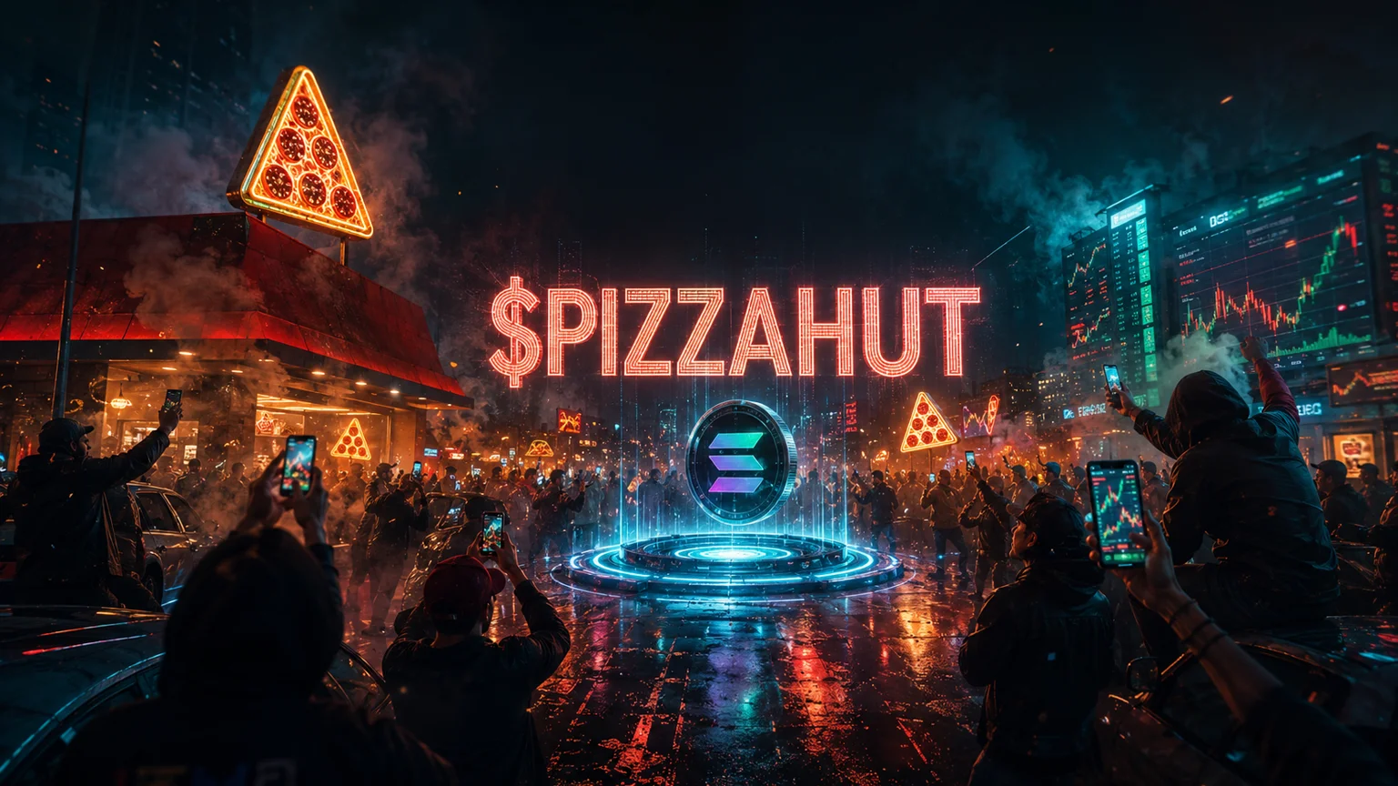 $760K Volume in 74 Minutes: PizzaHut Turned Brand Confusion Into a Solana Launch Sprint