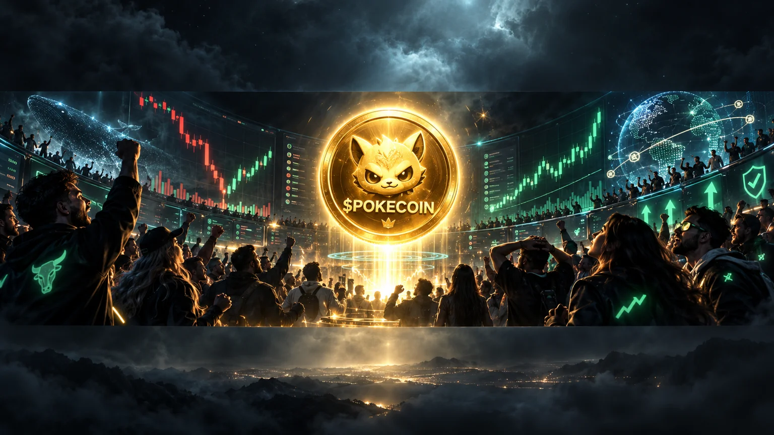 $POKECOIN Turns Nostalgia Branding Into a Solana Buy-Side Imbalance