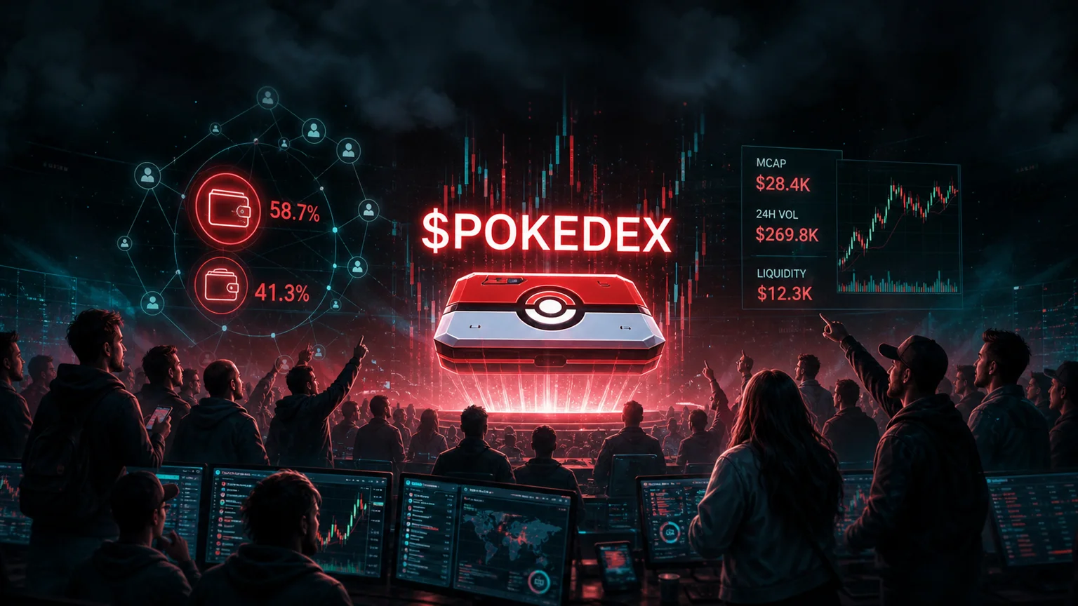 $POKEDEX Found a Real Solana Bid, but the Holder Map Is Why the Next Hour Matters More Than the Joke