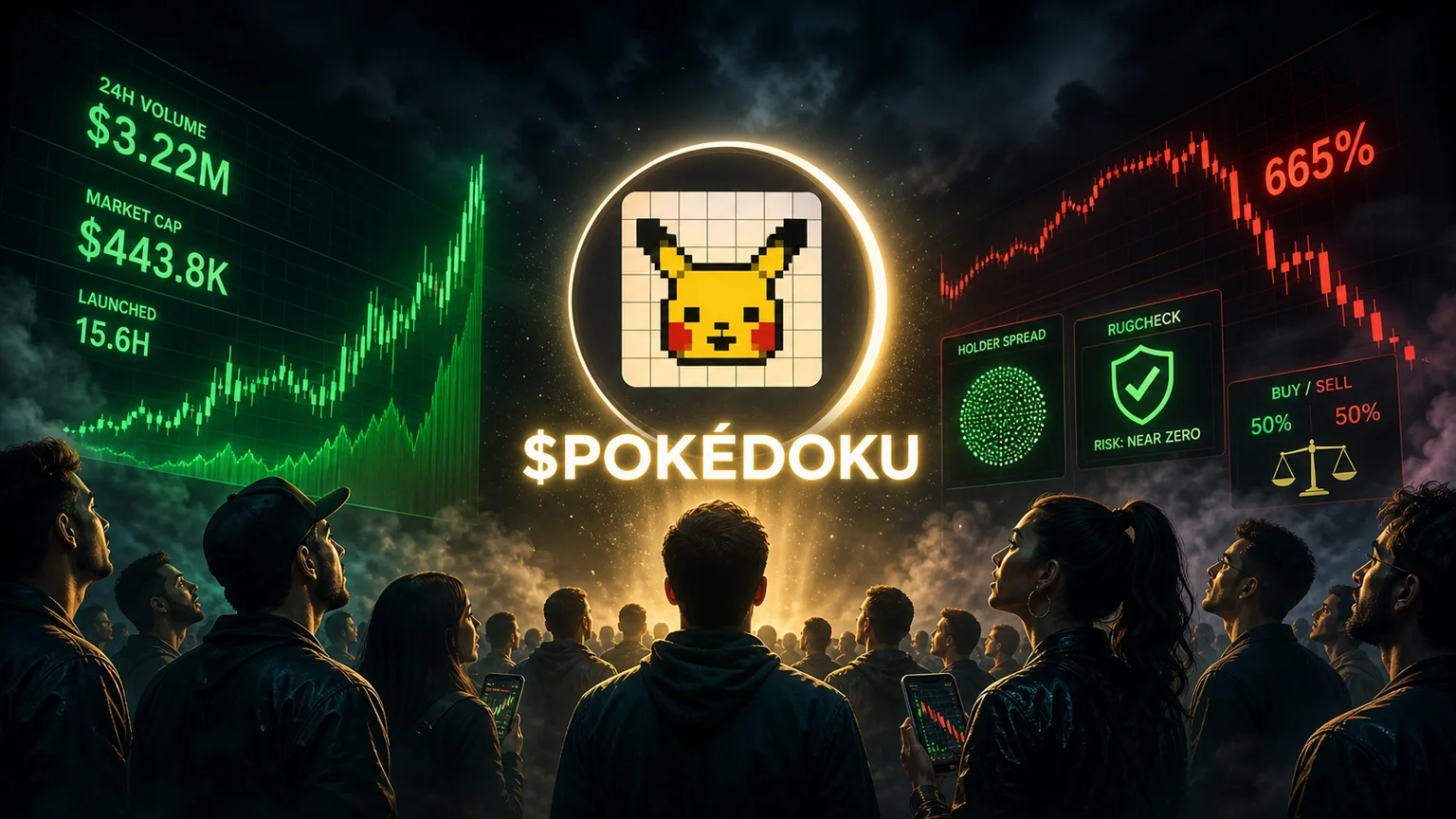 $POKÉDOKU Exploded Into a Solana Parabola, but the Next Read Is Whether the Board Can Reset Cleanly