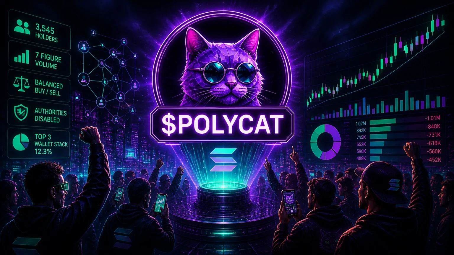 $POLYCAT Is Holding a Second-Day Cat Bid With a Cleaner Holder Map