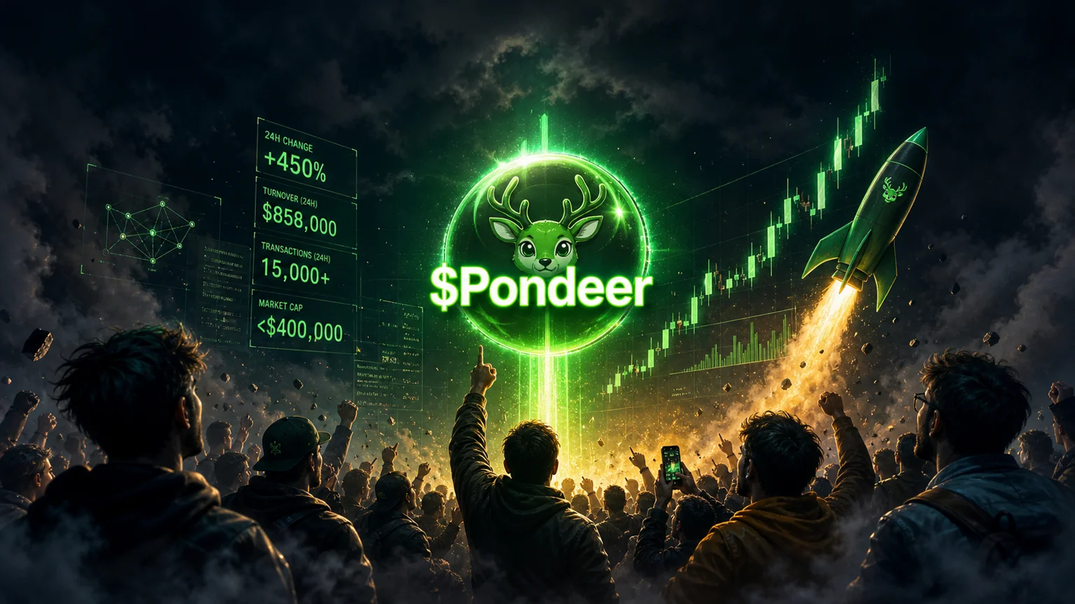 $Pondeer Just Printed the Kind of Solana Volume Burst That Forces a Real Second Look