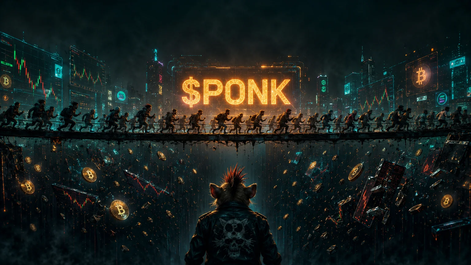 PONK Found a Bid on Solana, but the Liquidity Hole Turns the Whole Move Into a Knife-Edge Trade