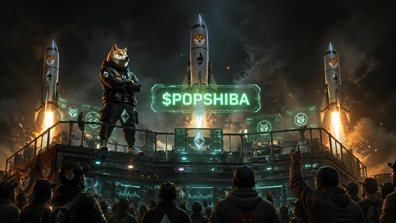 PopShiba Just Did $241K in Volume on Ethereum, and This $88K Launchpad Meme Is Still Holding a 3,468% Day