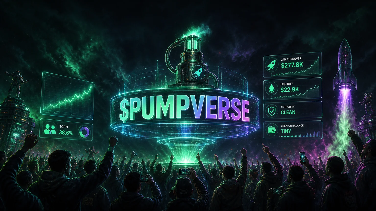 $PUMPVERSE Has One of the Cleaner First Reads on Solana Tonight, but It Still Needs a Deeper Bid