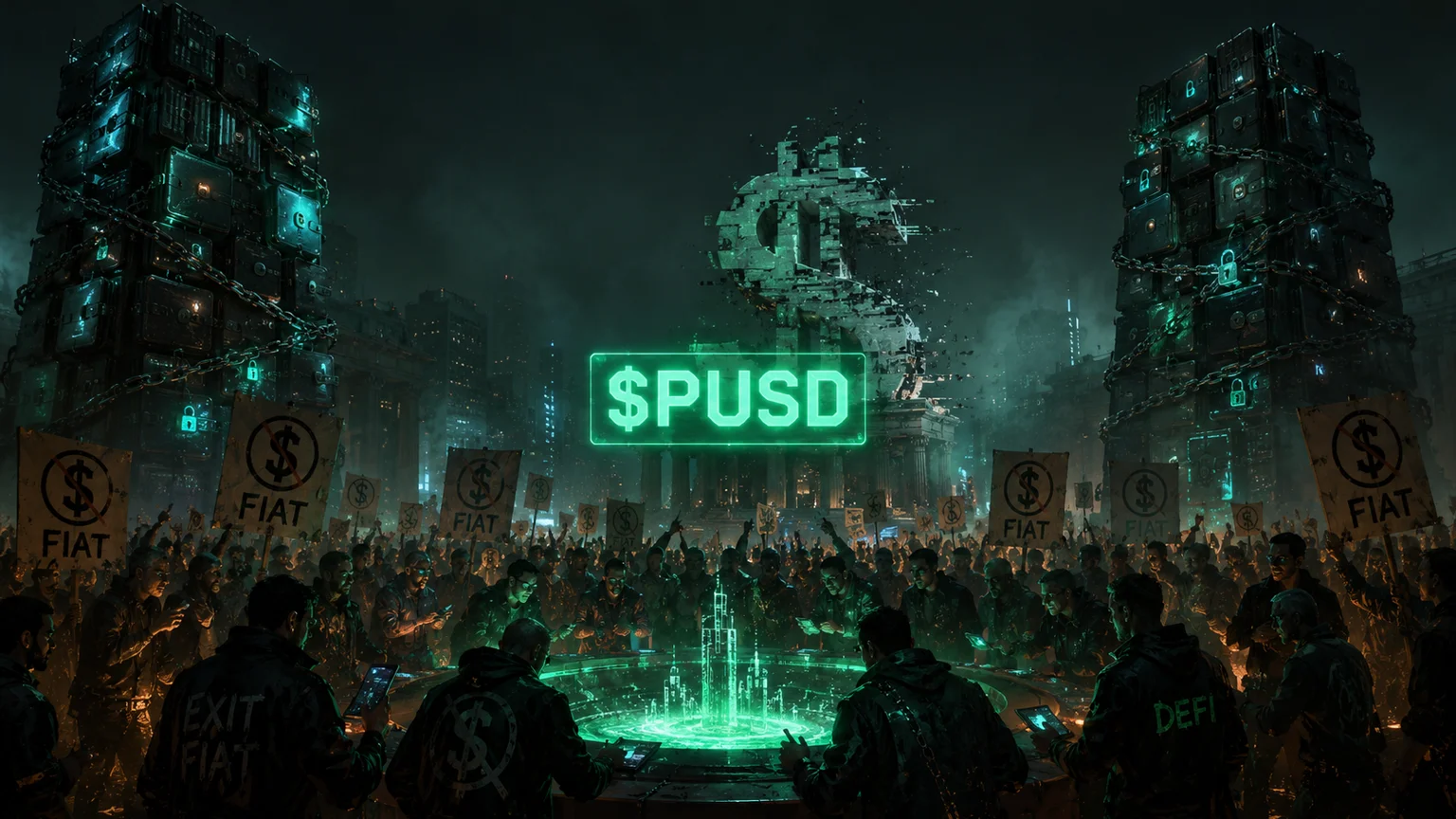 PUSD Turned Anti-Dollar Satire Into a Solana Sprint, but Two Wallet Clusters Still Control the Story