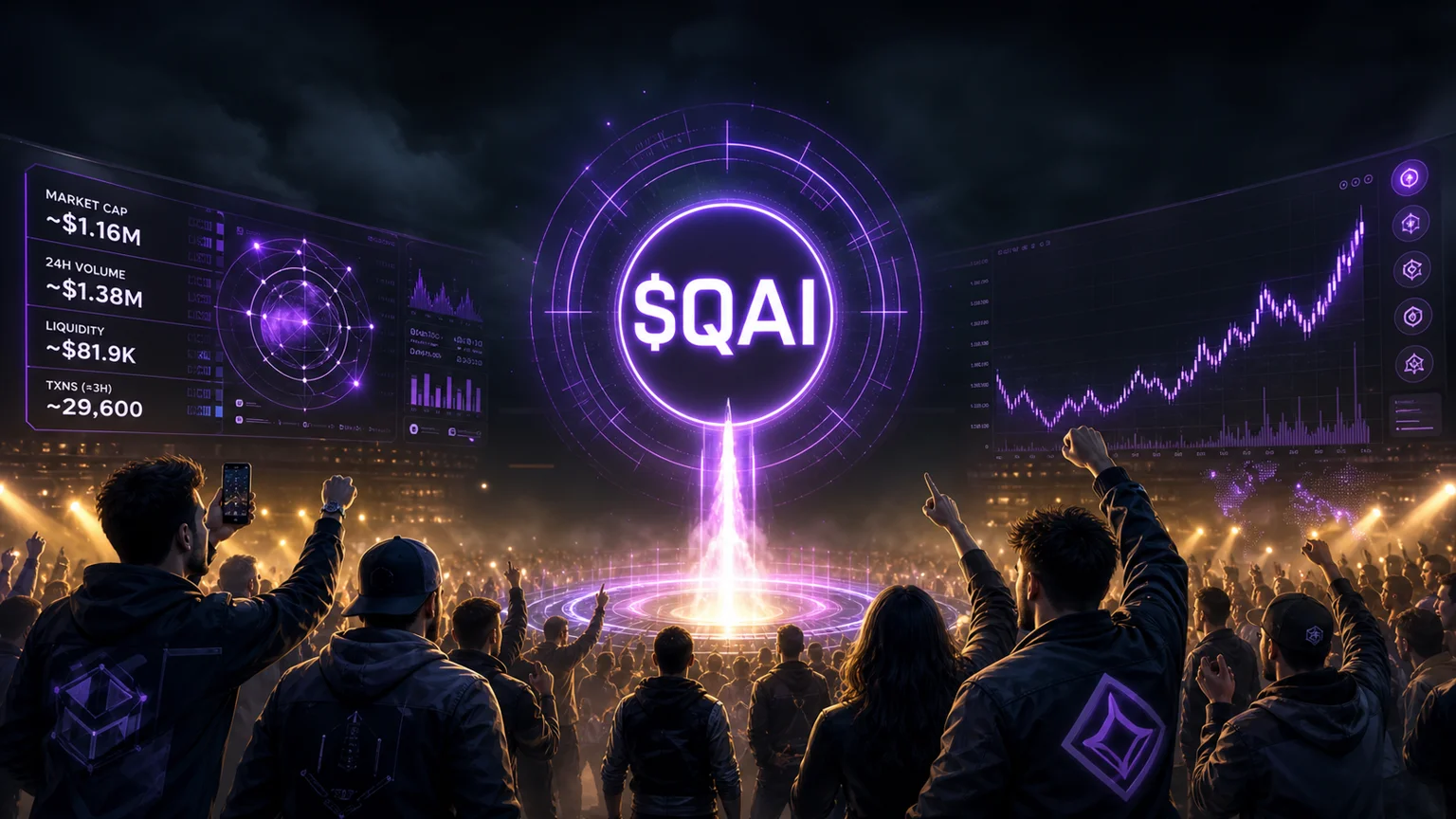 $QAI Just Printed a Rare Solana Volume Burst, but the Next Test Is Whether the Crowd Comes Back for More