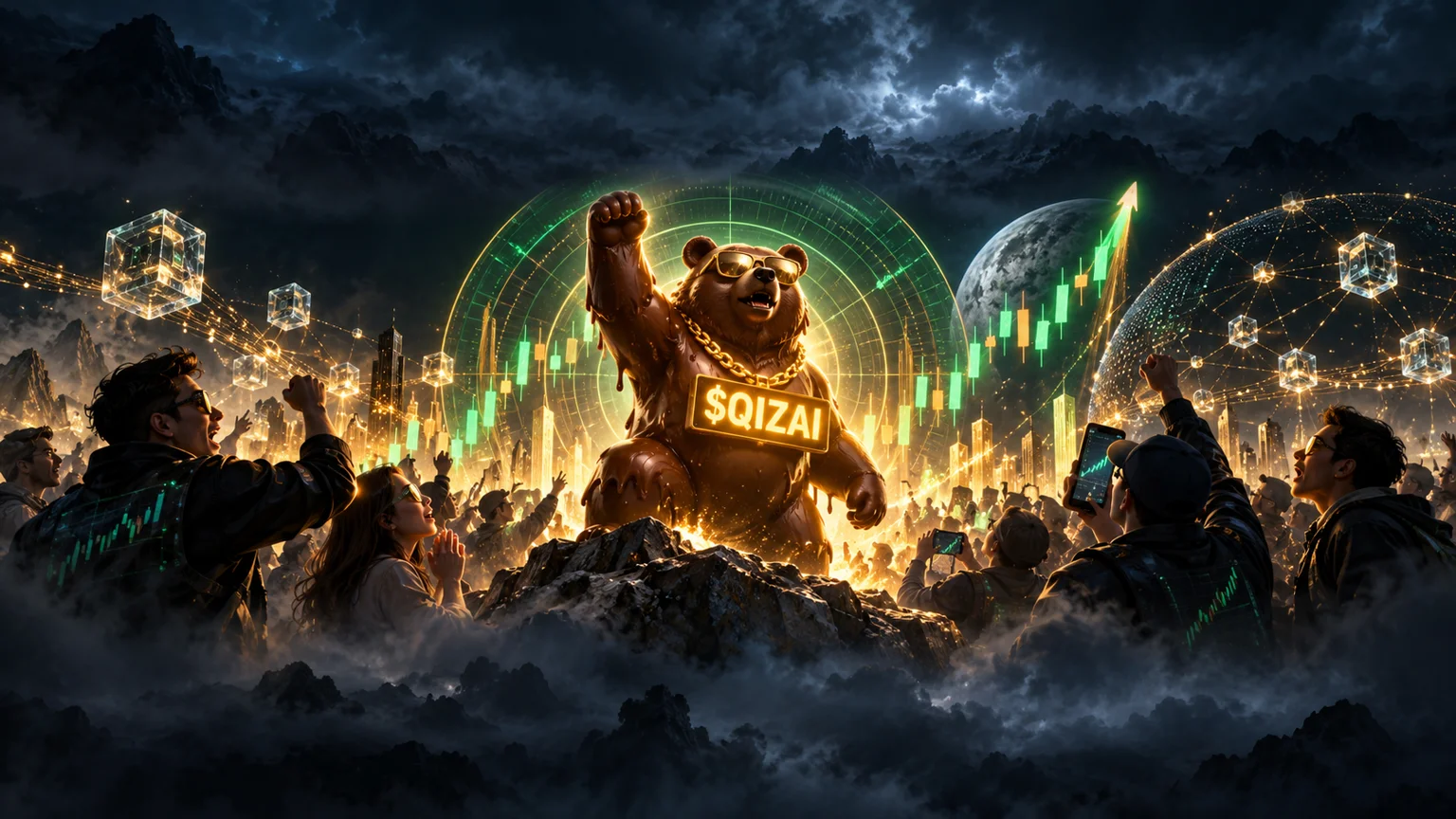 $QIZAI Is the Chocolate Bear First-Hour Runner With a Cleaner Holder Map
