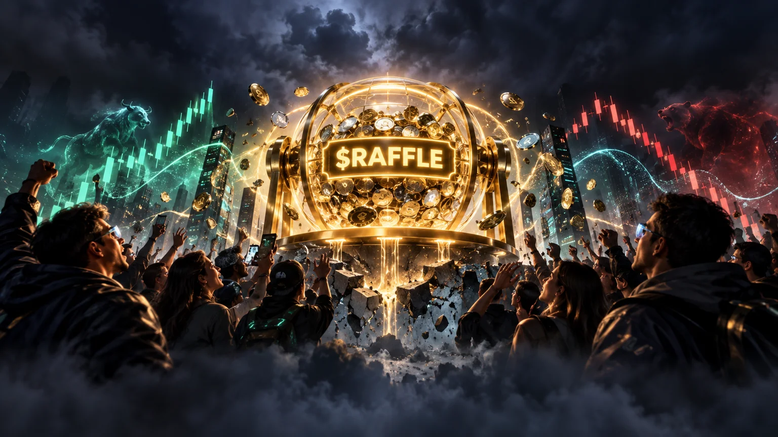 $RAFFLE Hits Jupiter Cooking With A 1,377% Burst, But The Pool Is Still Tiny