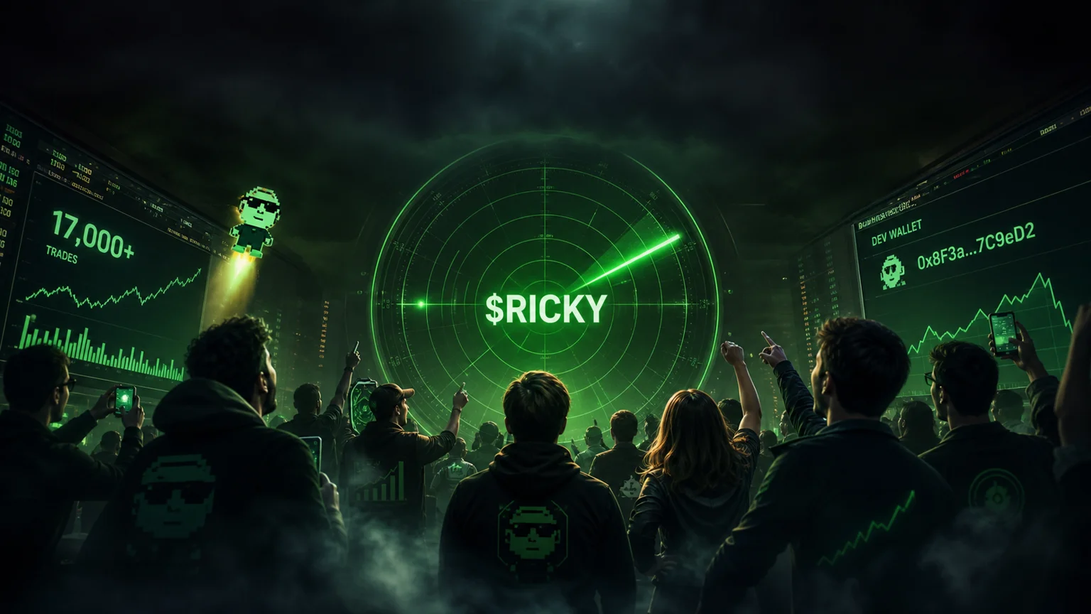 $RICKY Turns a Creator Meme Into a High-Speed Pump.fun Tape