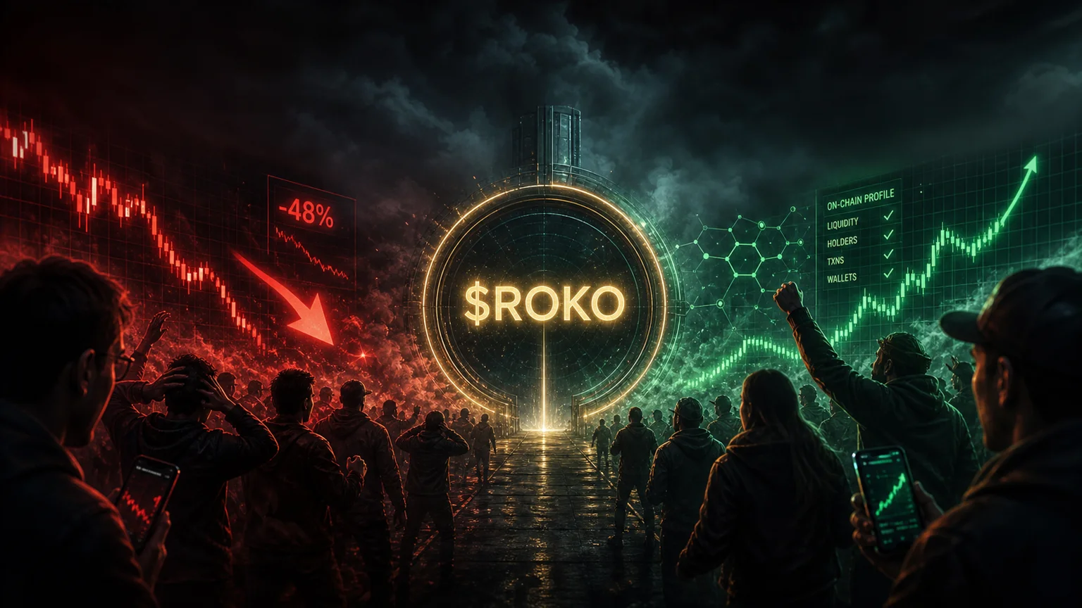 $ROKO Hit $52K, Then Gave Back Half. The Real Test Is Its Holder Map.