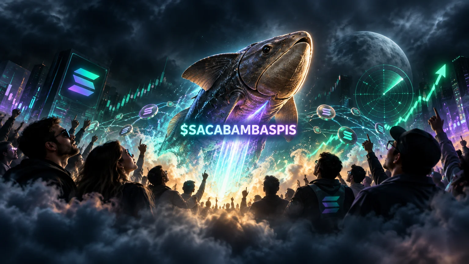 $SACABAMBASPIS Turns a Headbanging Fish Meme Into a One-Hour Solana Rush