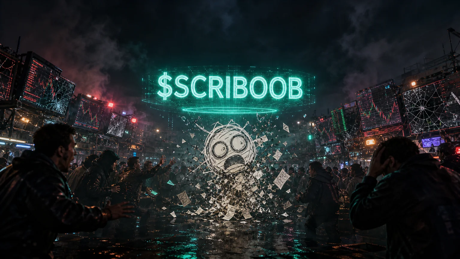 Scribble Boob Pulled $663K of Volume, Then Vaporized 94% Before Solana Could Finish the Joke