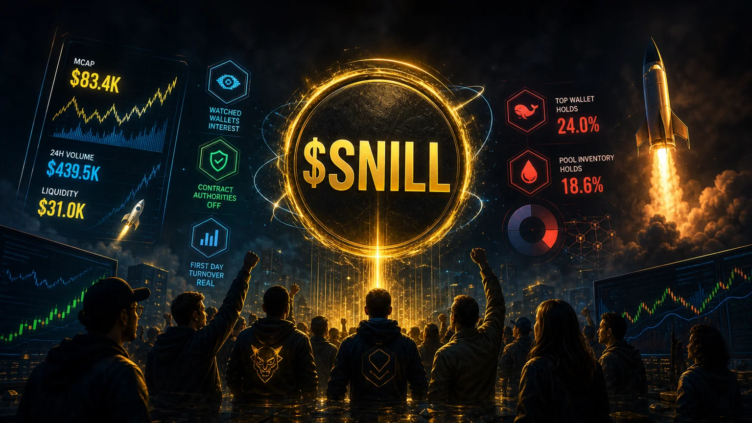 $SNILL Has the Smart-Wallet Style Bid Traders Chase, but the Float Still Looks Tighter Than the Candle