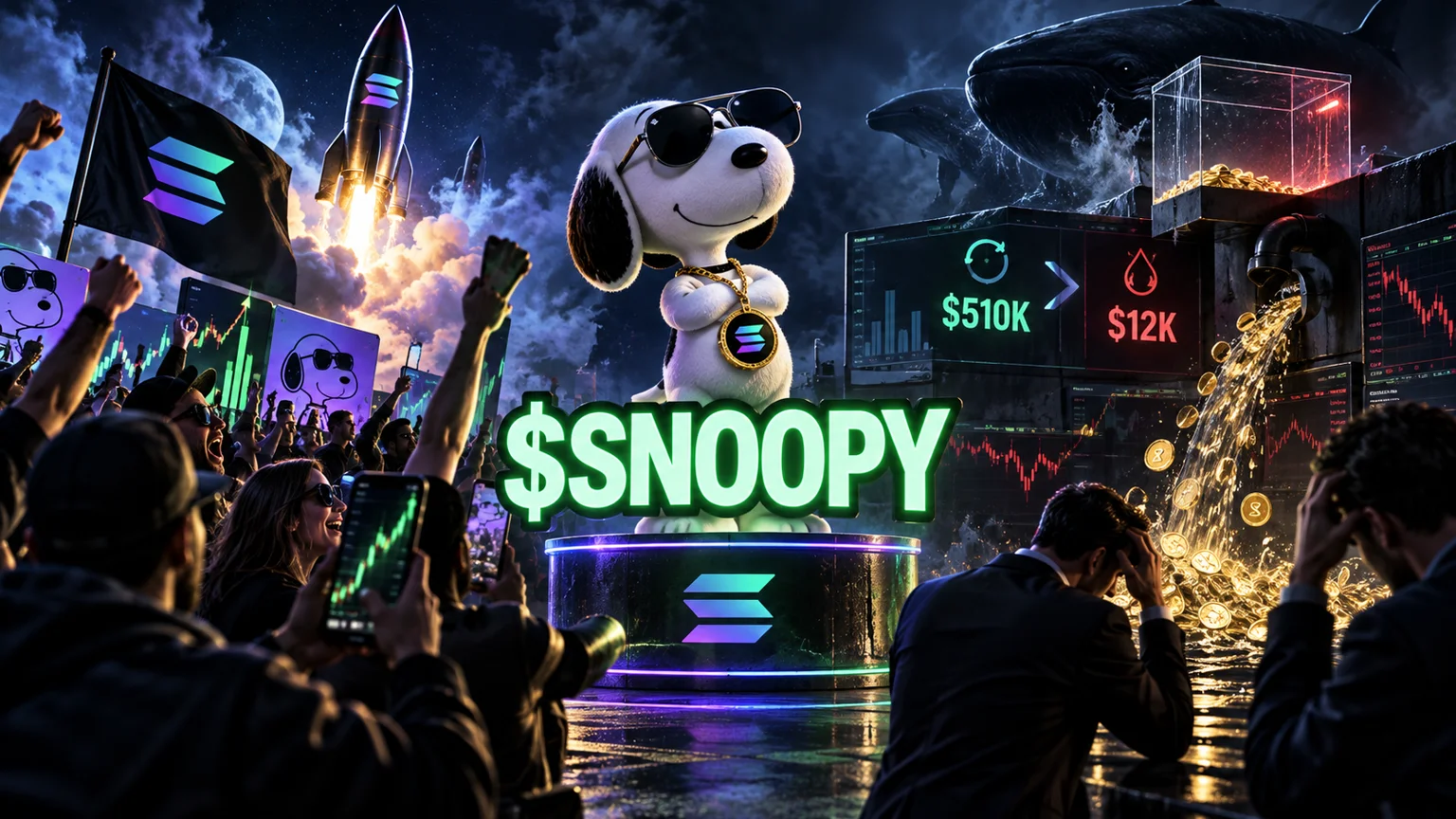 $SNOOPY Rips 931% in an Hour, But the Pool Is Still Tiny