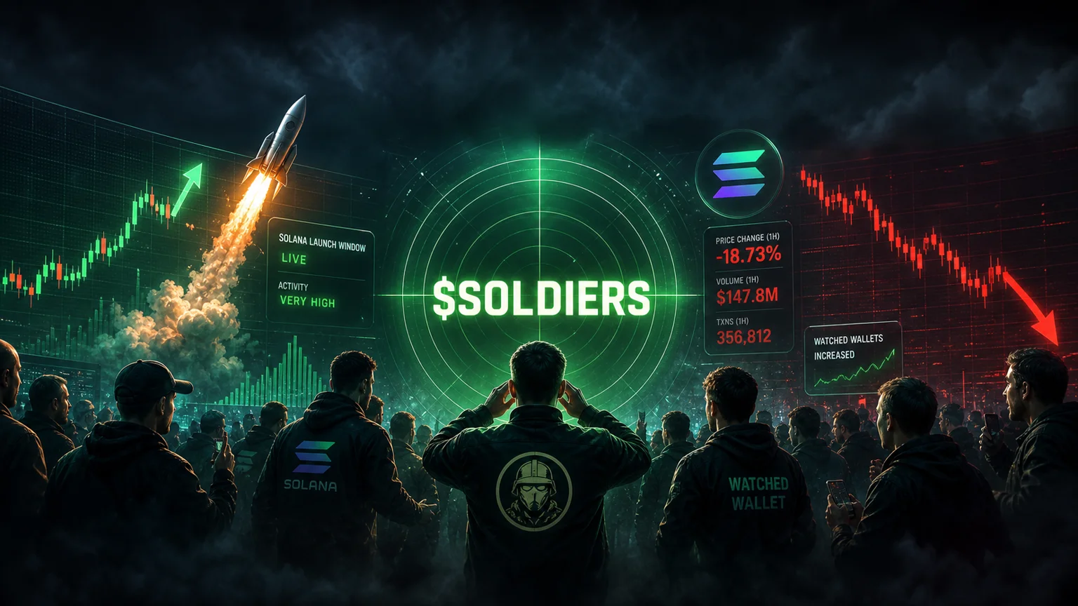 $SOLDIERS Ripped Into $12M Volume, Then Hit the First Real Exhaustion Test