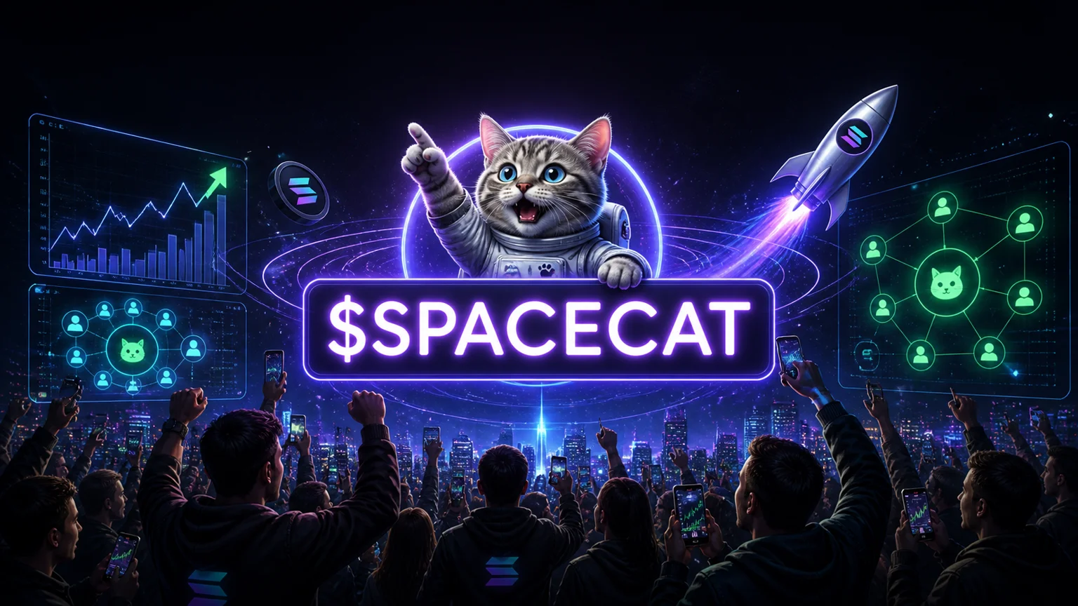$SPACECAT Turns A Simple Mascot Into A Million-Dollar Solana Bid