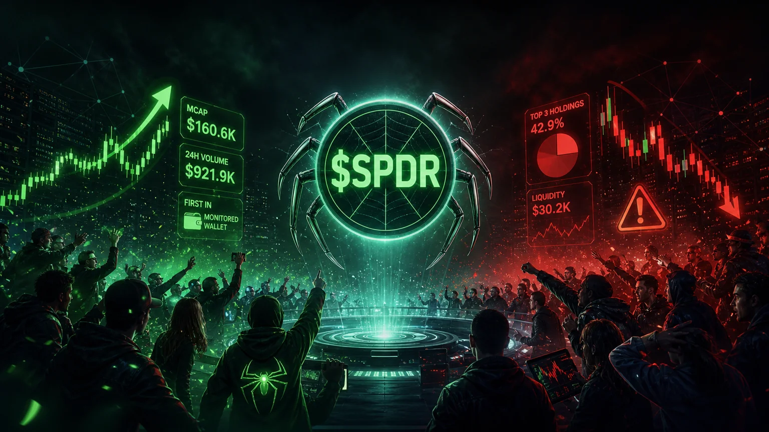 A Watched Wallet Put $SPDR on the Solana Tape, but the Holder Map Still Decides Whether This Sprint Has a Second Leg