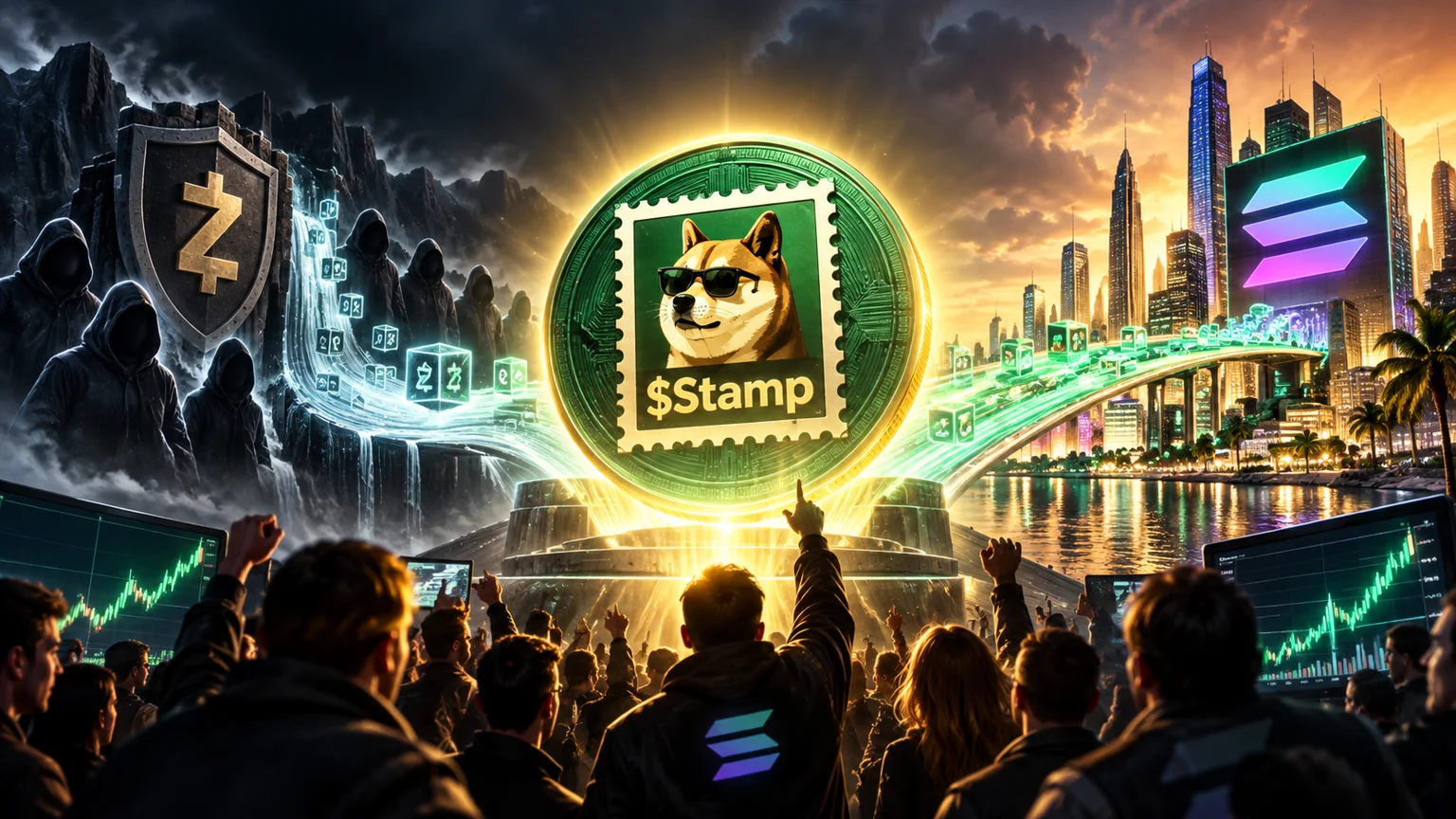 $Stamp Turns Zcash Privacy Lore Into A Solana Runner