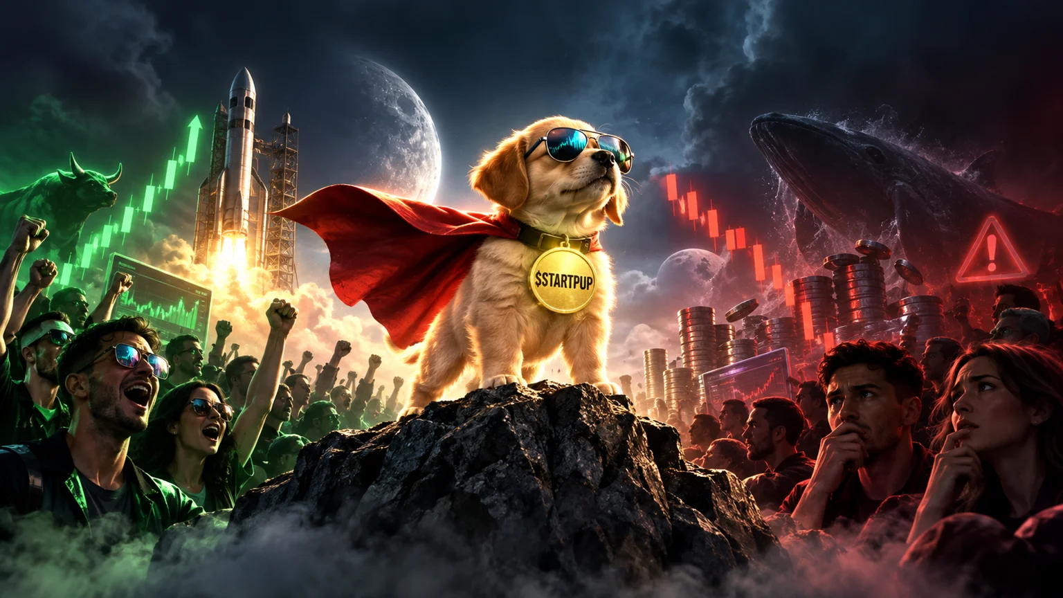$STARTPUP Rips 4,776% in Its First Hour, Then Hands Degens the Hard Part