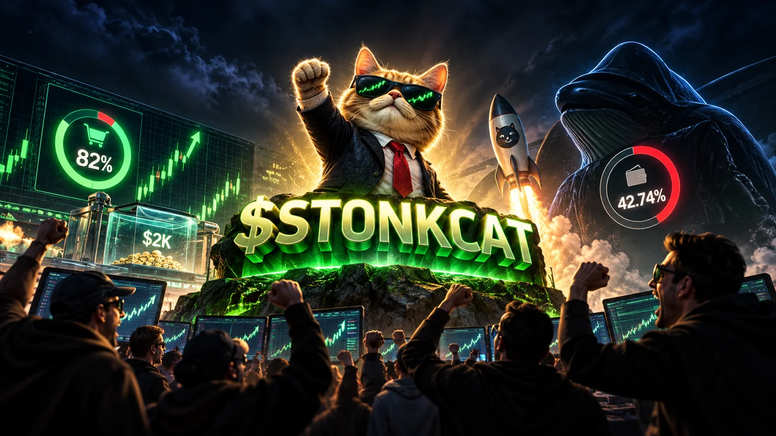 $STONKCAT Has the Buy Pressure, But the Liquidity Looks Like the Trap