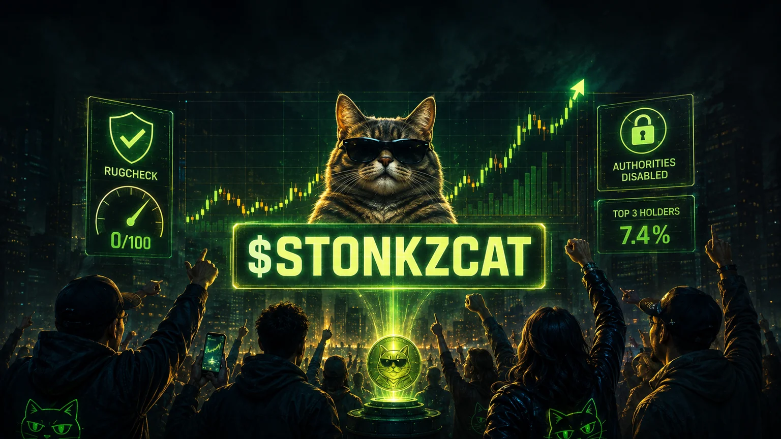 $STONKZCAT Turns The Stonk-Cat Joke Into A Clean Holder Reprice
