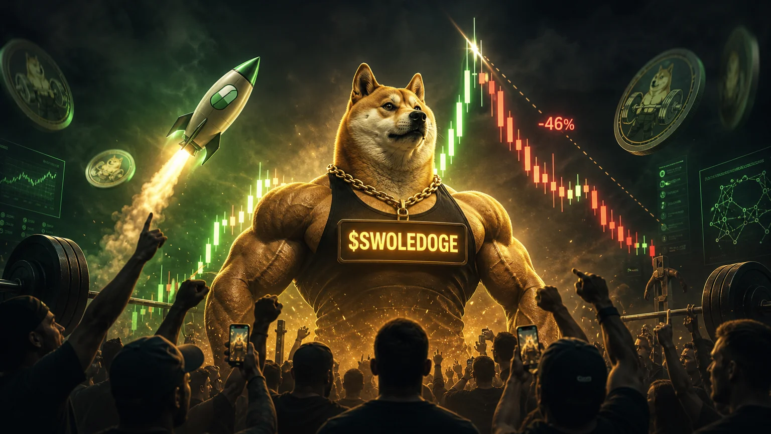 $SWOLEDOGE Has the Gym Meme. Now the Post-Pump Tape Has to Hold.
