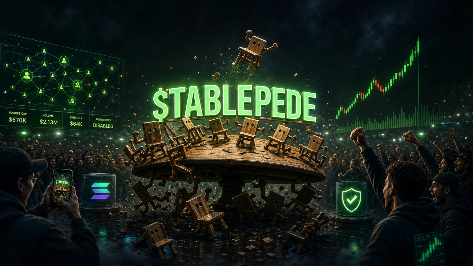 $TABLEPEDE Turns a Tiny Launchpad Meme Into a $2.1M Volume Anomaly