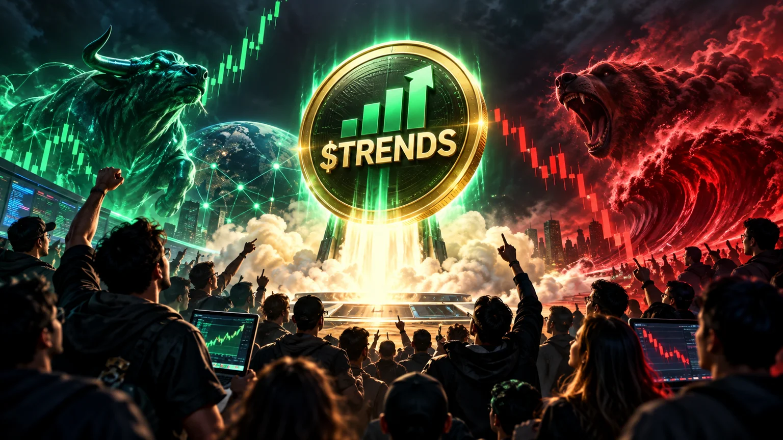$TRENDS Just Turned a Social App Launch Into a $2M Volume Trap