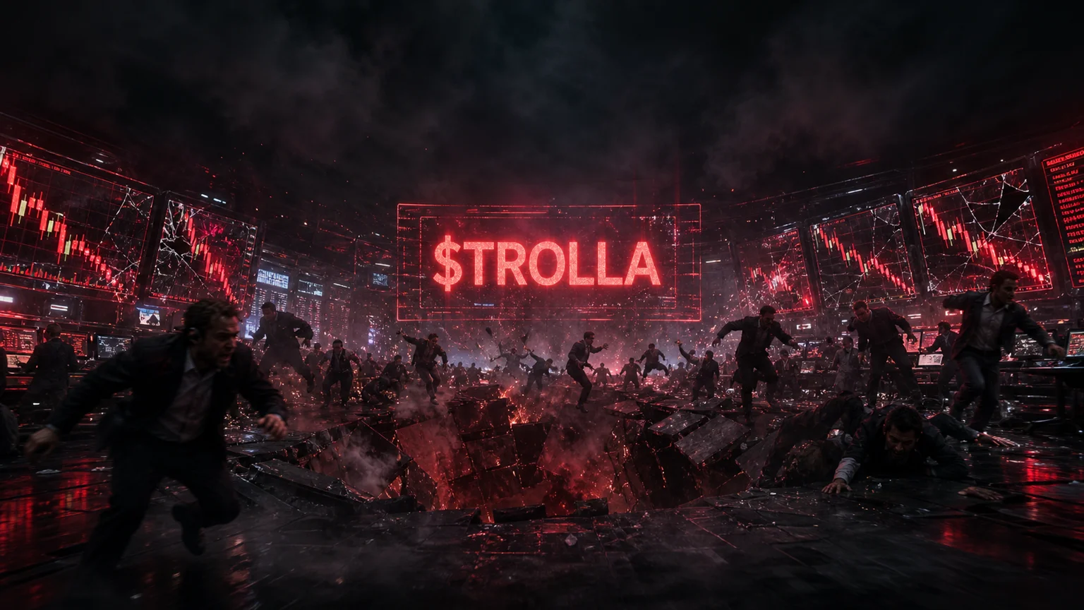 TROLLA Did $1.17M of Volume, Then Lost 96% of the Hour — That's What a Solana Launch Trap Looks Like