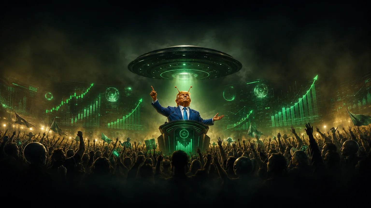 Trump Alien Just Did $1.7M in Volume on Solana — and the Holder Map Is Cleaner Than the Joke