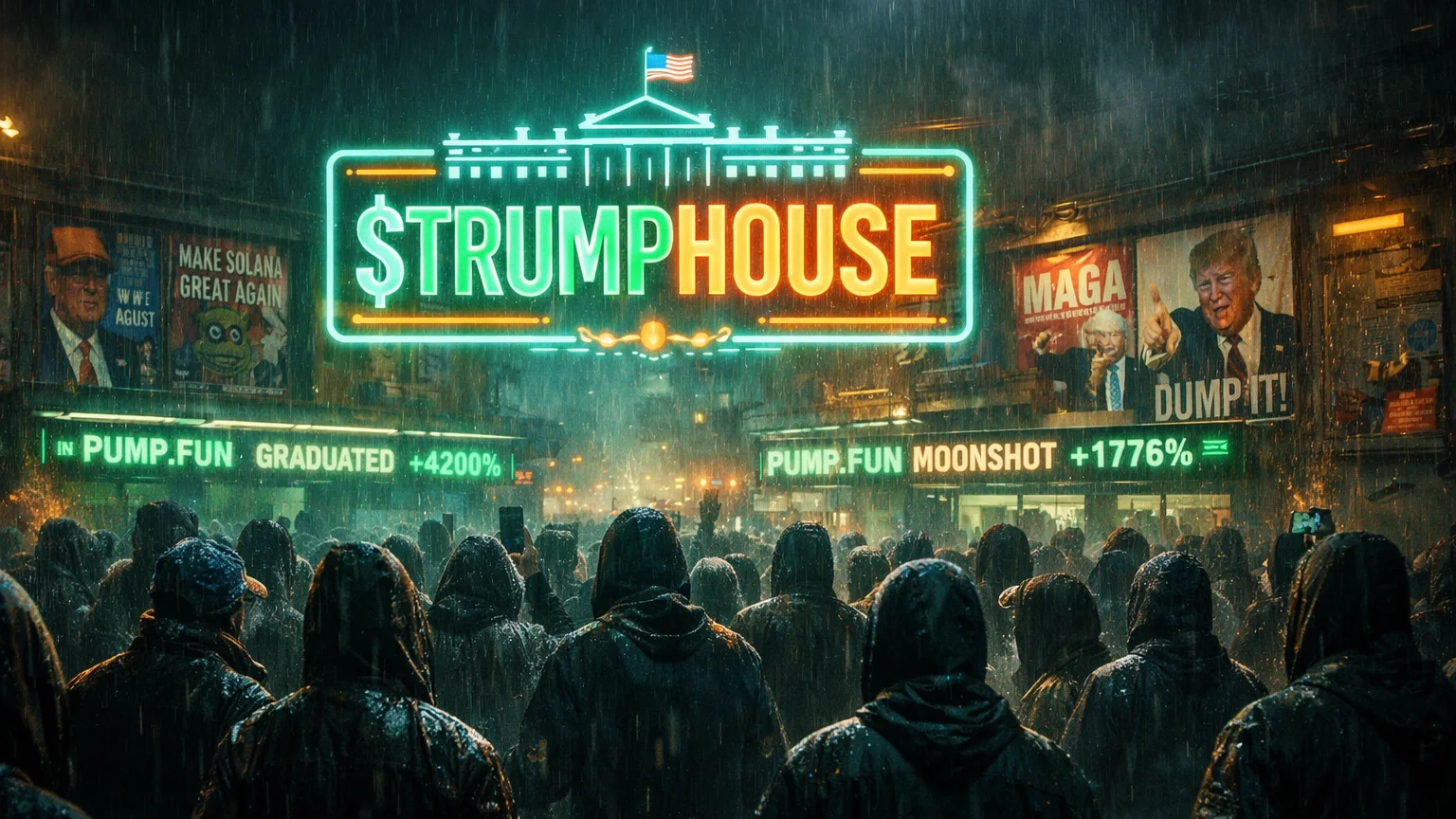 A Pump.fun Graduate Called TRUMPHOUSE Just Printed 20,000% in 3 Hours — and Nobody Called It